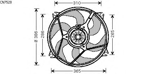 Fan, motor sogutmasi CN7528