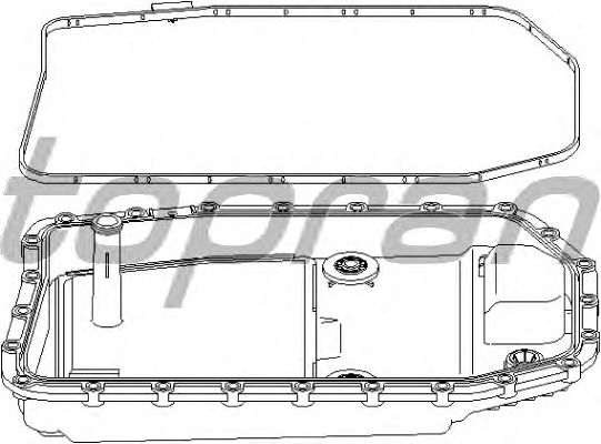 Oil Pan, automatic transmission 500 992