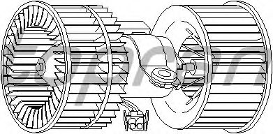 Motor eléctrico, ventilador habitáculo 501 159