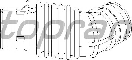 Tubo flexível de admissão, filtro de ar 207 307