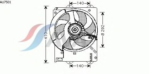 Fan, radiator AU7501