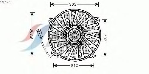 Fan, motor sogutmasi CN7533