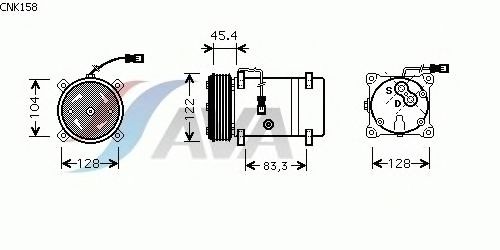 Compressor, airconditioning CNK158