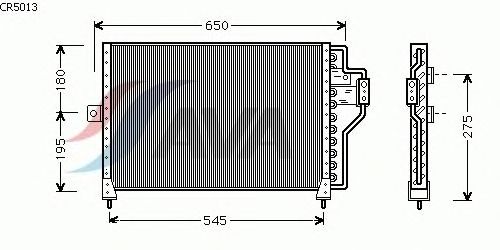Condenser, air conditioning CR5013