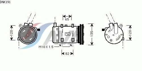 Kompressori, ilmastointilaite DNK191