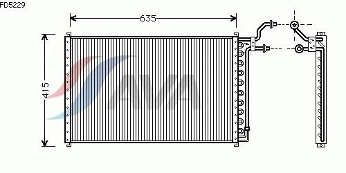 Condensator, airconditioning FD5229
