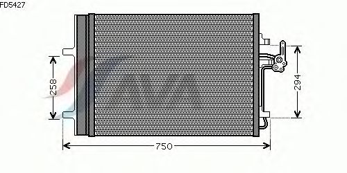 Condensator, airconditioning FD5427