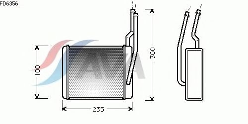Radiador de calefacción FD6356