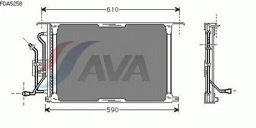 Condensator, airconditioning FDA5258