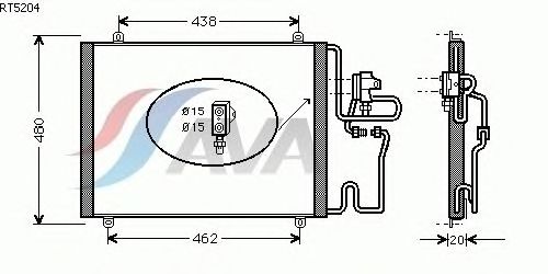 Condensator, airconditioning RT5204