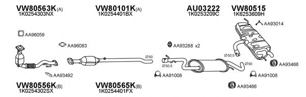 Exhaust System 800289