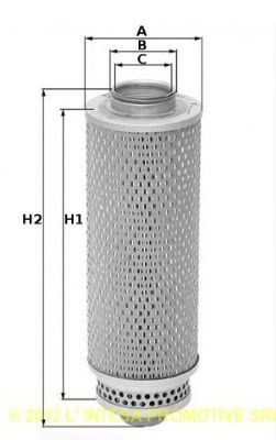 Hydraulische filter, automatische transmissie XH668