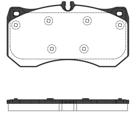 Brake Pad Set, disc brake P15973.00
