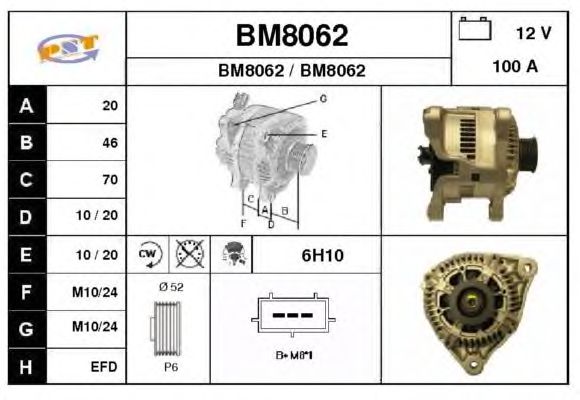 Alternatör BM8062