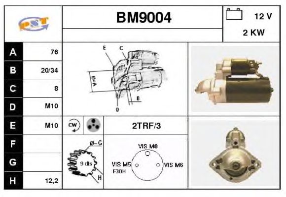Startmotor BM9004