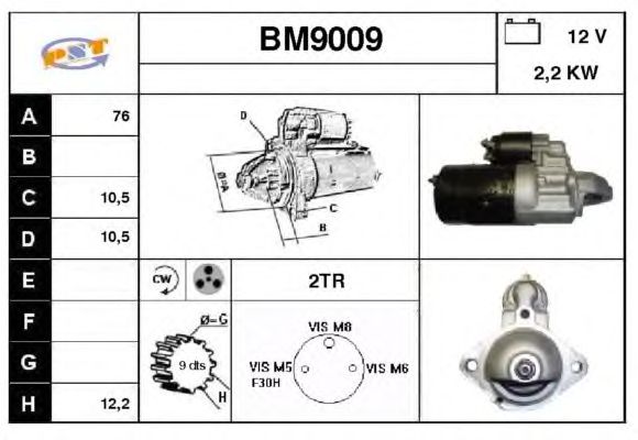 Startmotor BM9009