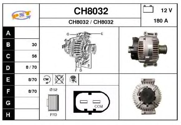 Dynamo / Alternator CH8032