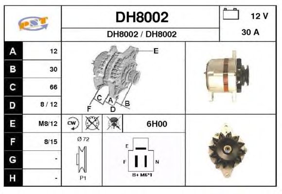 Alternator DH8002