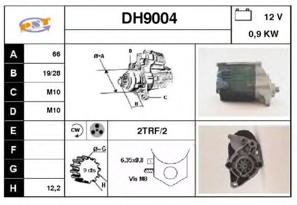 Startmotor DH9004