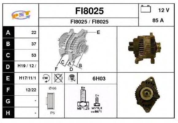 Alternator FI8025