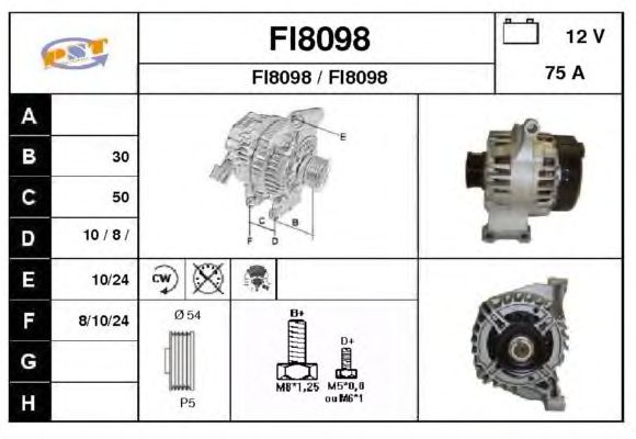Alternator FI8098