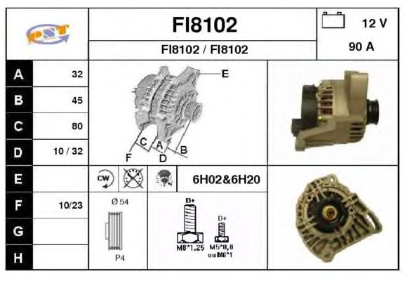 Alternator FI8102