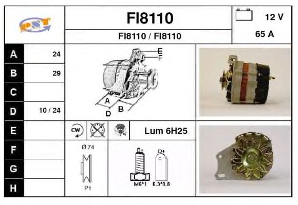 Alternatore FI8110
