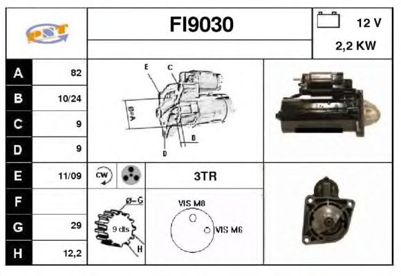 Startmotor FI9030