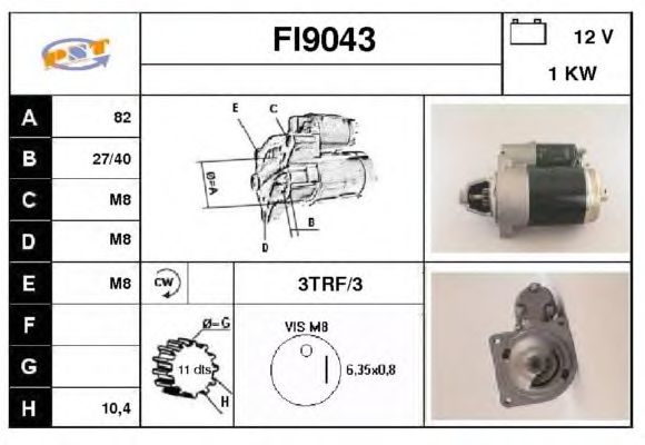 Starter FI9043