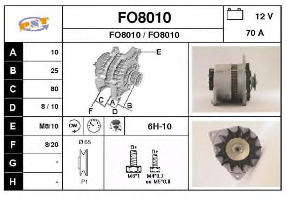 Alternator FO8010