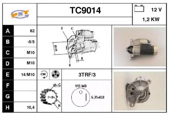 Startmotor TC9014