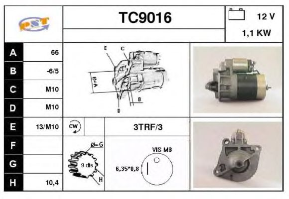 Starter TC9016