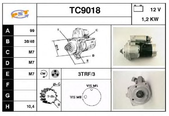 Startmotor TC9018