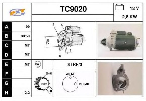 Starter TC9020