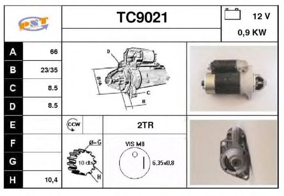 Startmotor TC9021