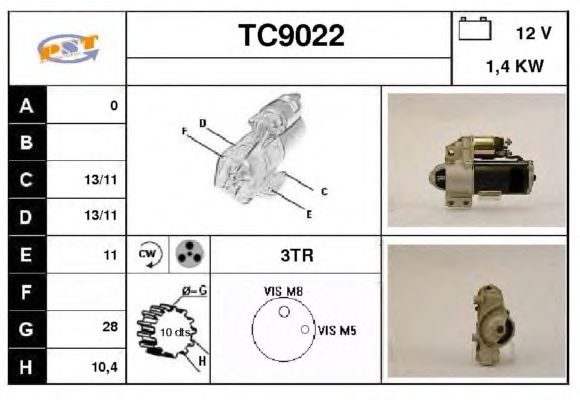 Starter TC9022
