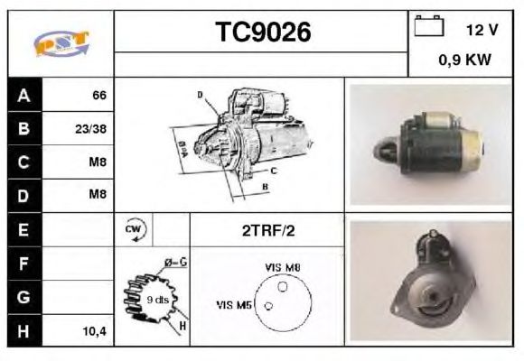 Startmotor TC9026