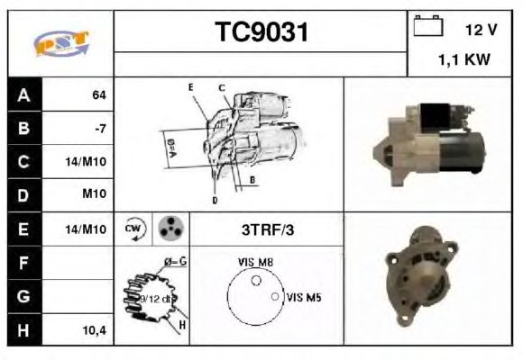 Mars motoru TC9031