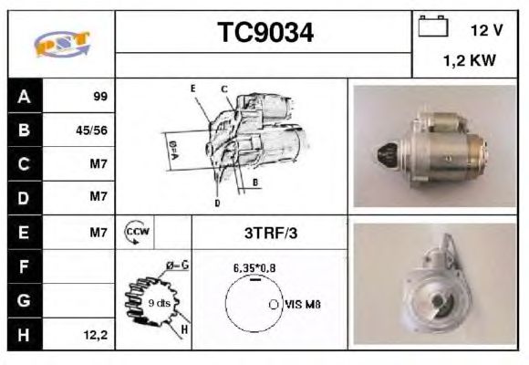 Mars motoru TC9034
