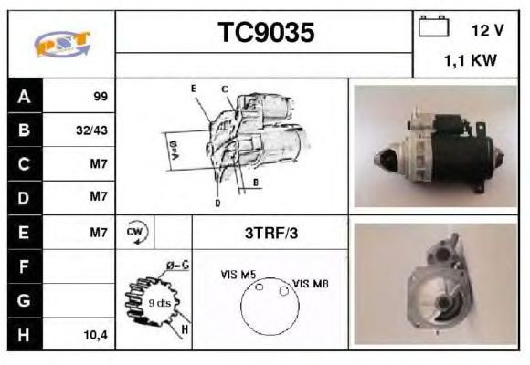 Starter TC9035
