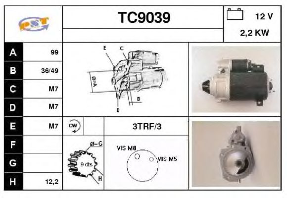 Starter TC9039
