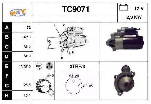Startmotor TC9071