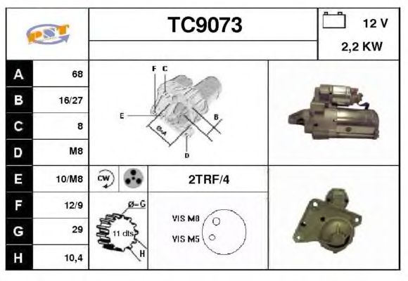 Startmotor TC9073