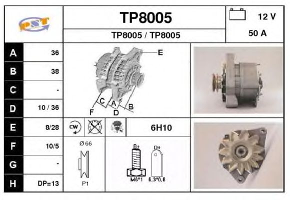Generator TP8005