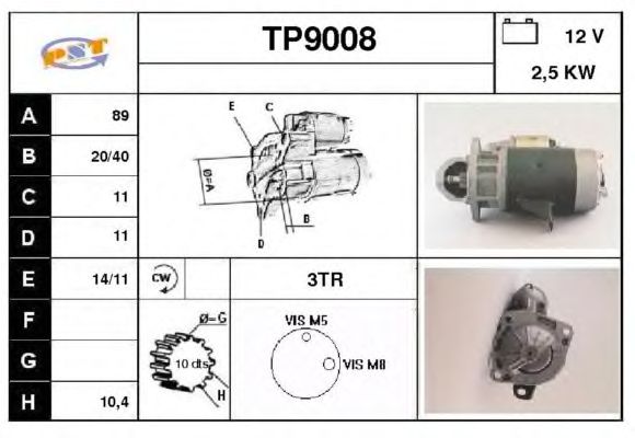 Starter TP9008