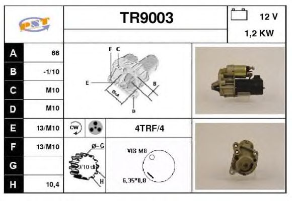 Startmotor TR9003