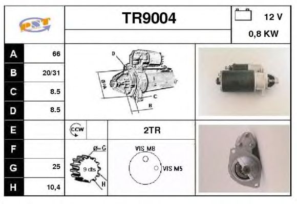 Startmotor TR9004