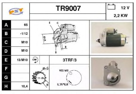 Startmotor TR9007