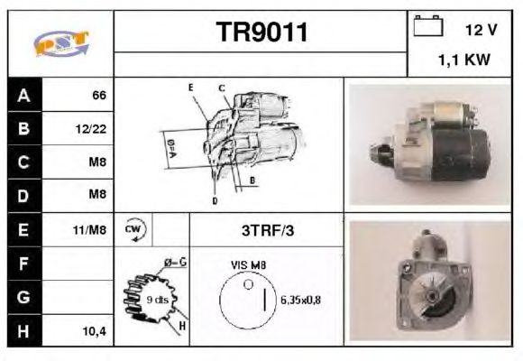 Startmotor TR9011