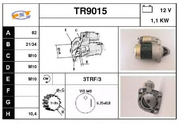 Startmotor TR9015